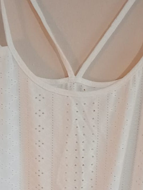 Eyelet Embroidery Vest Top
