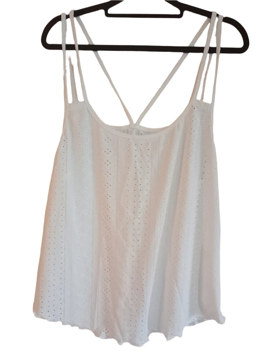 Eyelet Embroidery Vest Top
