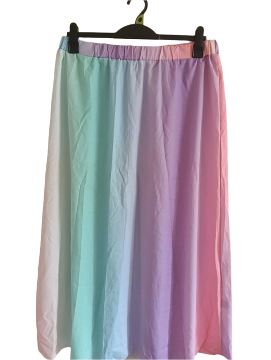 Pastel Ombre Long Skirt