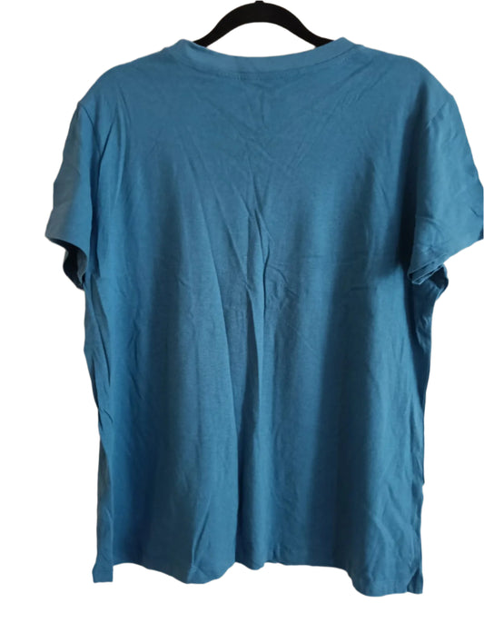 Blue T-Shirt with Have A Good Day Slogan