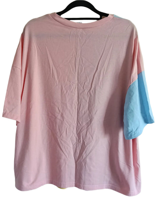 Multi Coloured Block T Shirt