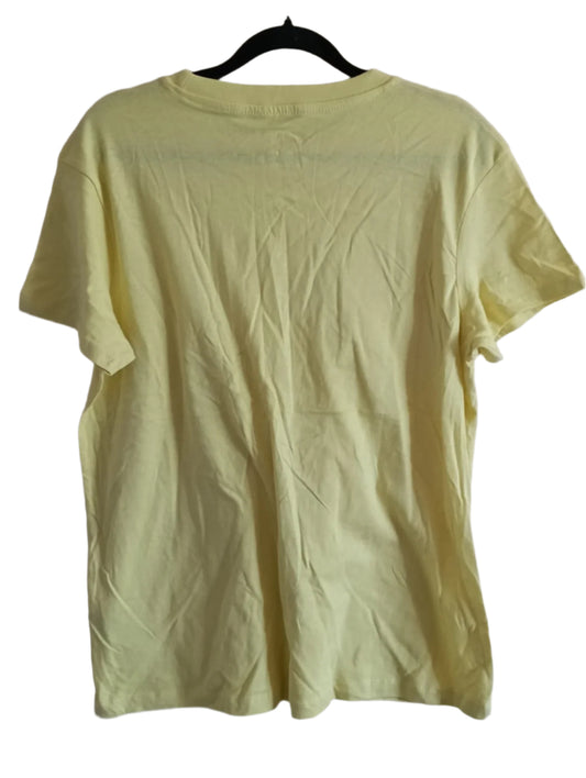 Lemon T Shirt with Daisy Motif