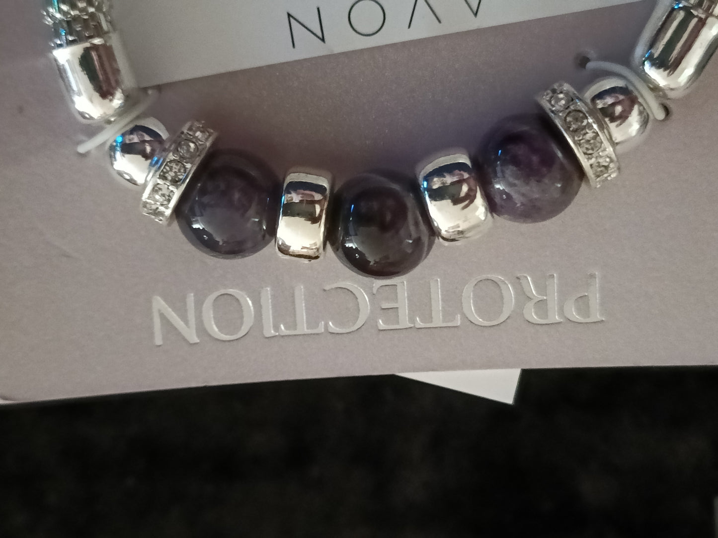 AVON Madison Ann Bracelet Purple/Real Amethyst