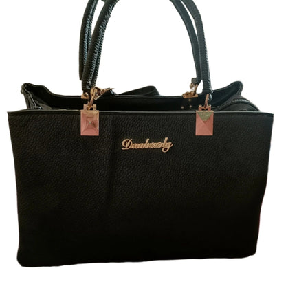 Black Bag with Gold Accents