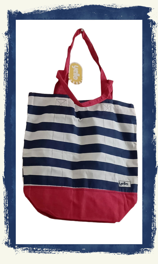 Striped Beach Bag
