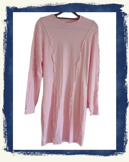 Pink Long Sleeve Dress
