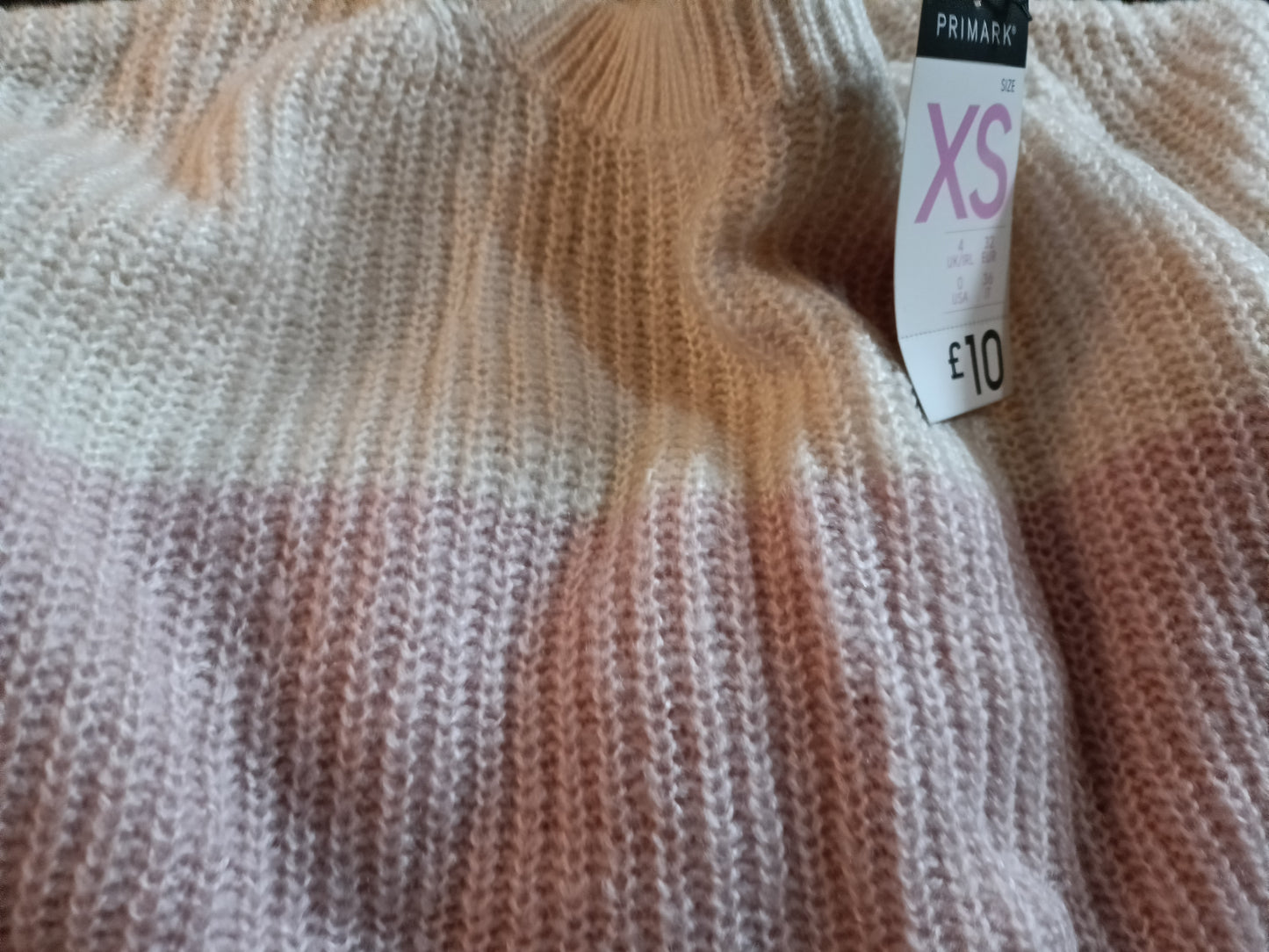 Colour Block Striped Jumper