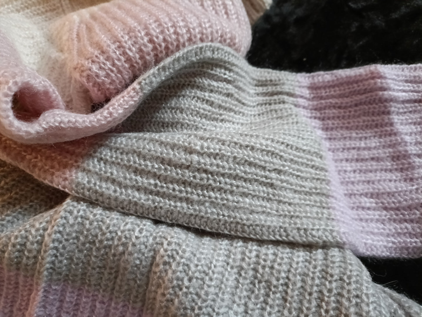 Colour Block Striped Jumper