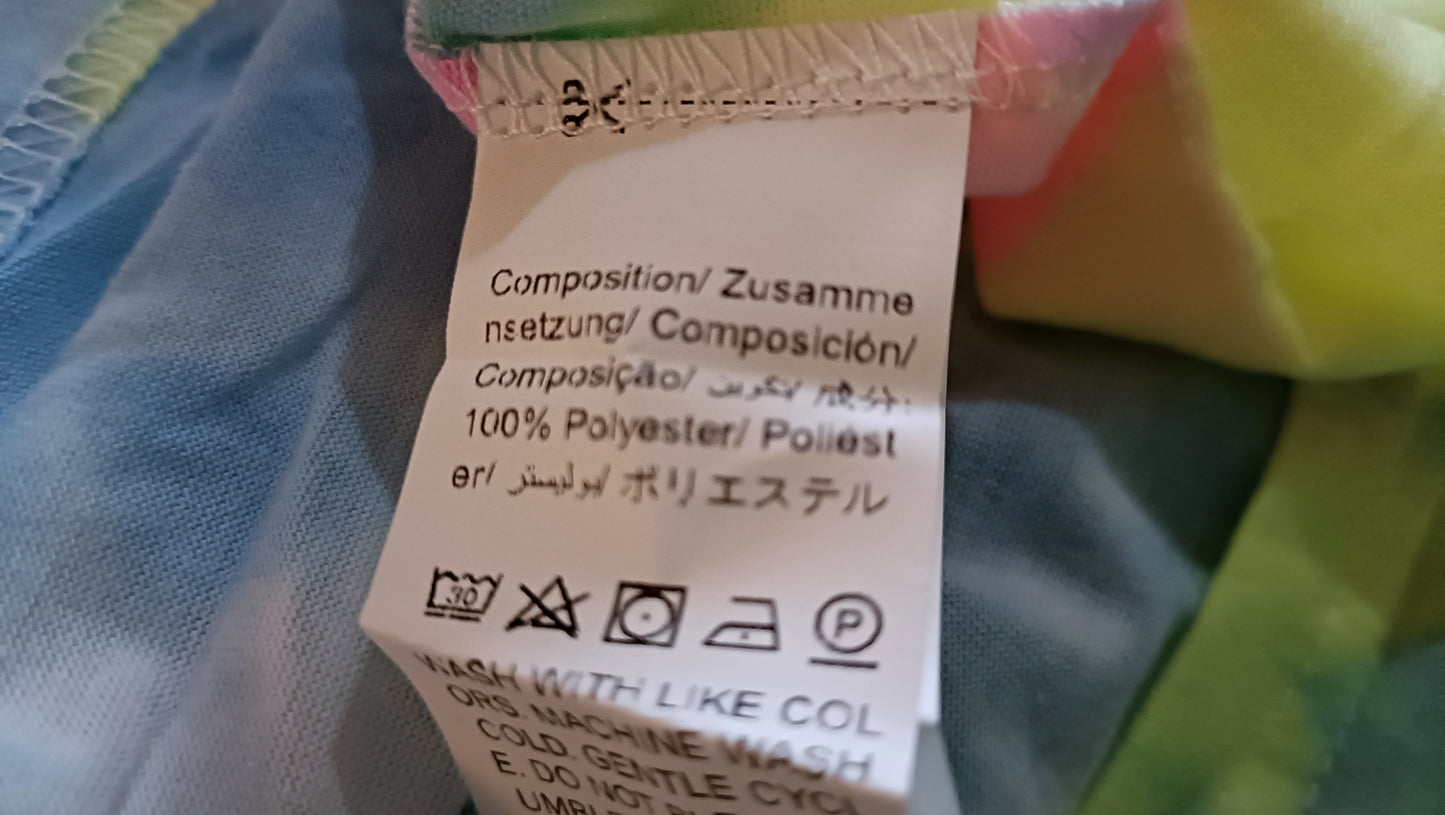 Pastel Tie Dye T-Shirt with Front Knot Detail