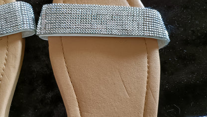 Silver Bling Slider Sandals