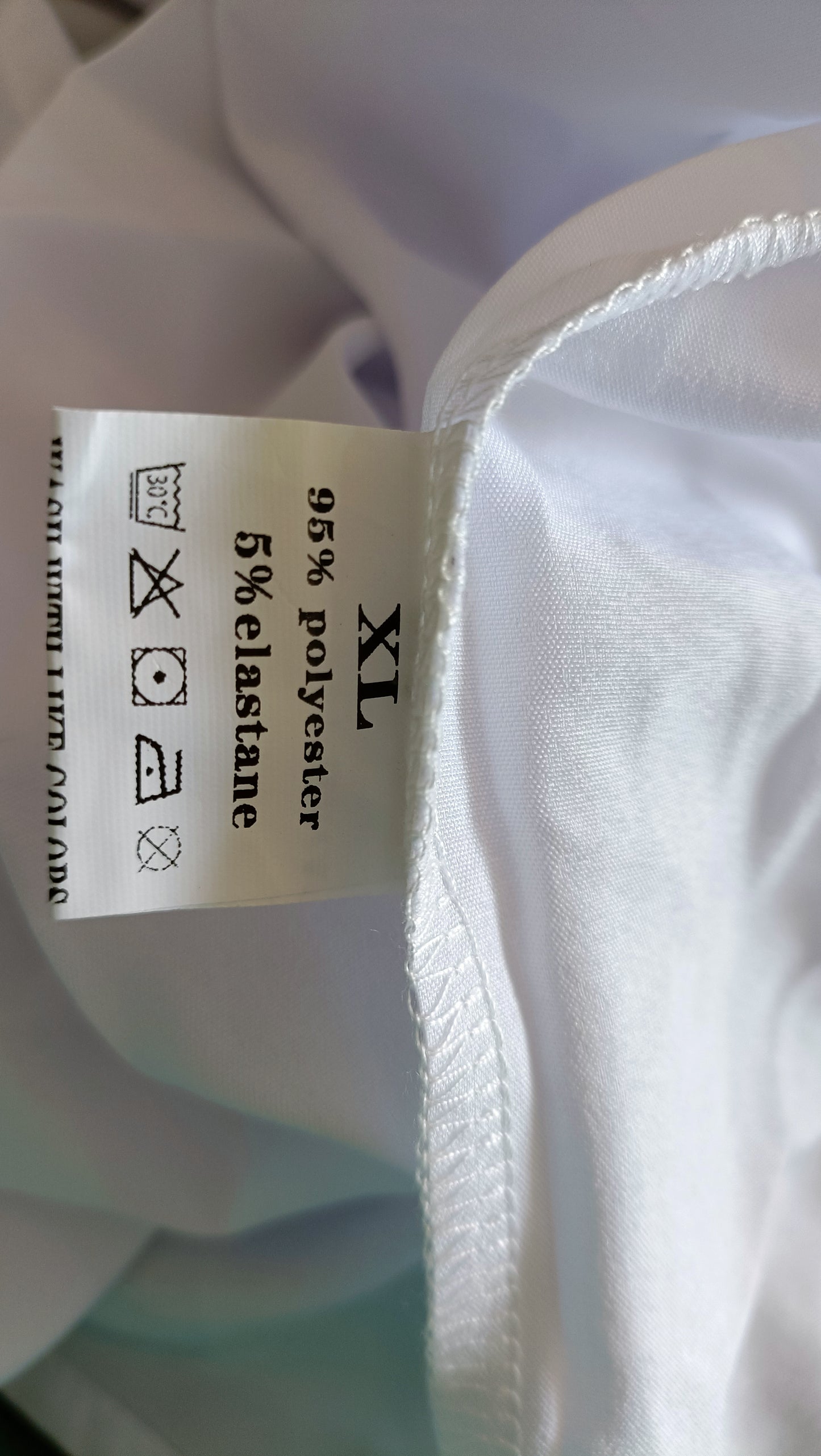 White Shirt/Blouse with Frill Collar