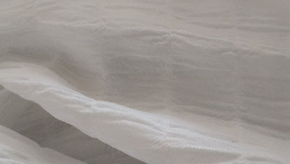 White Button Through Textured Shirt