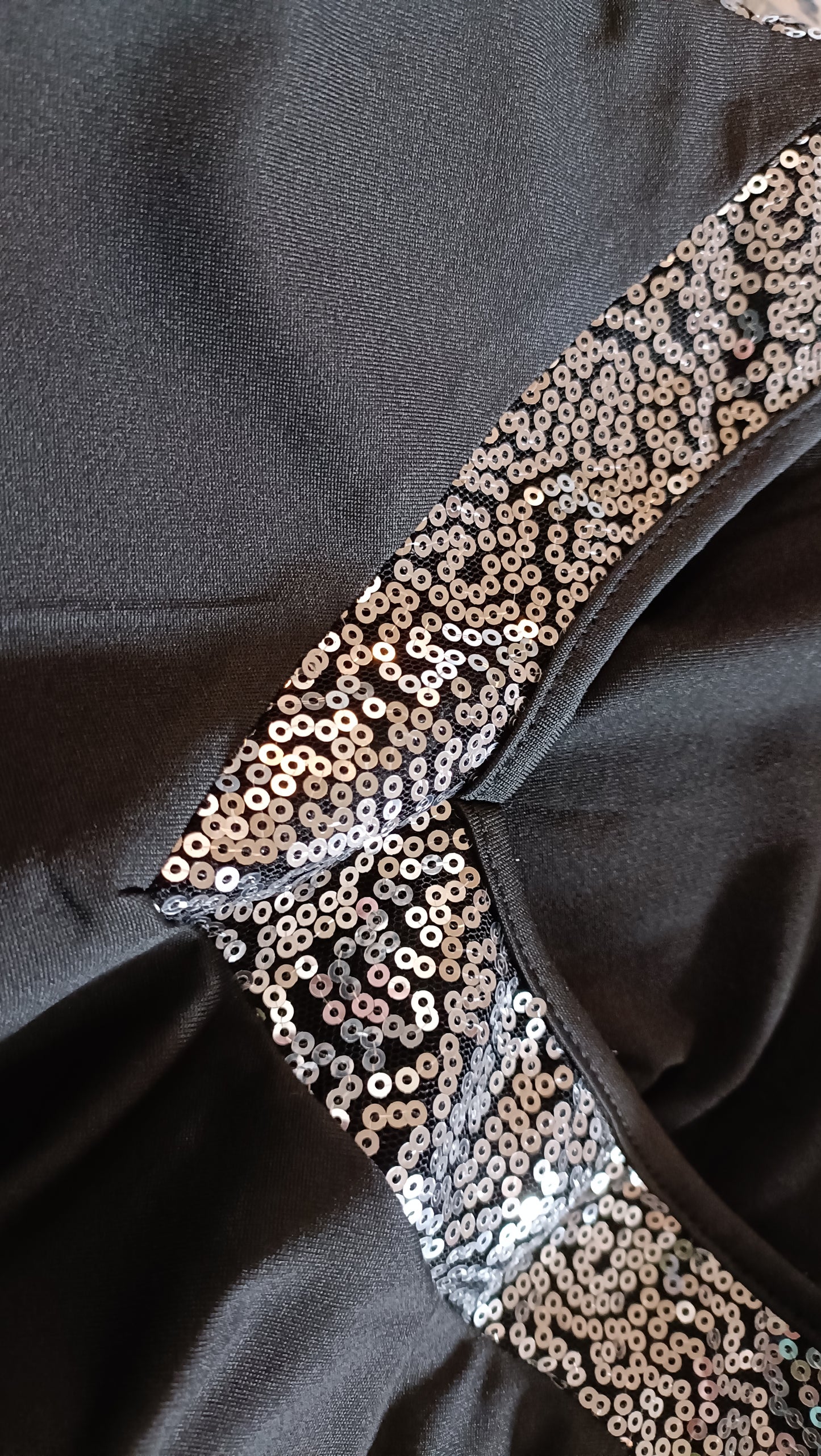 Sleeveless Top with Sequin Trim