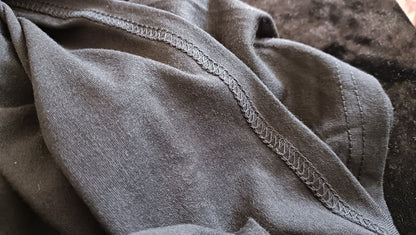 Black T-Shirt with Romantic Paris Slogan and Eiffel Tower