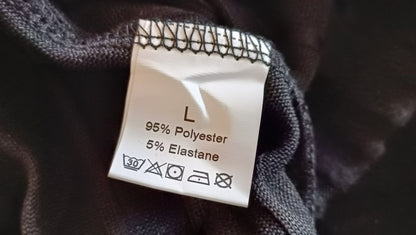 Black, White and Grey Block Stripe Half Zip Hoodie