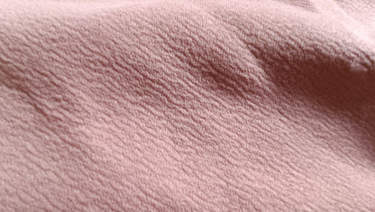 Dark Peach Short Sleeve Top with Scalloped Hem and Cut Out Detail