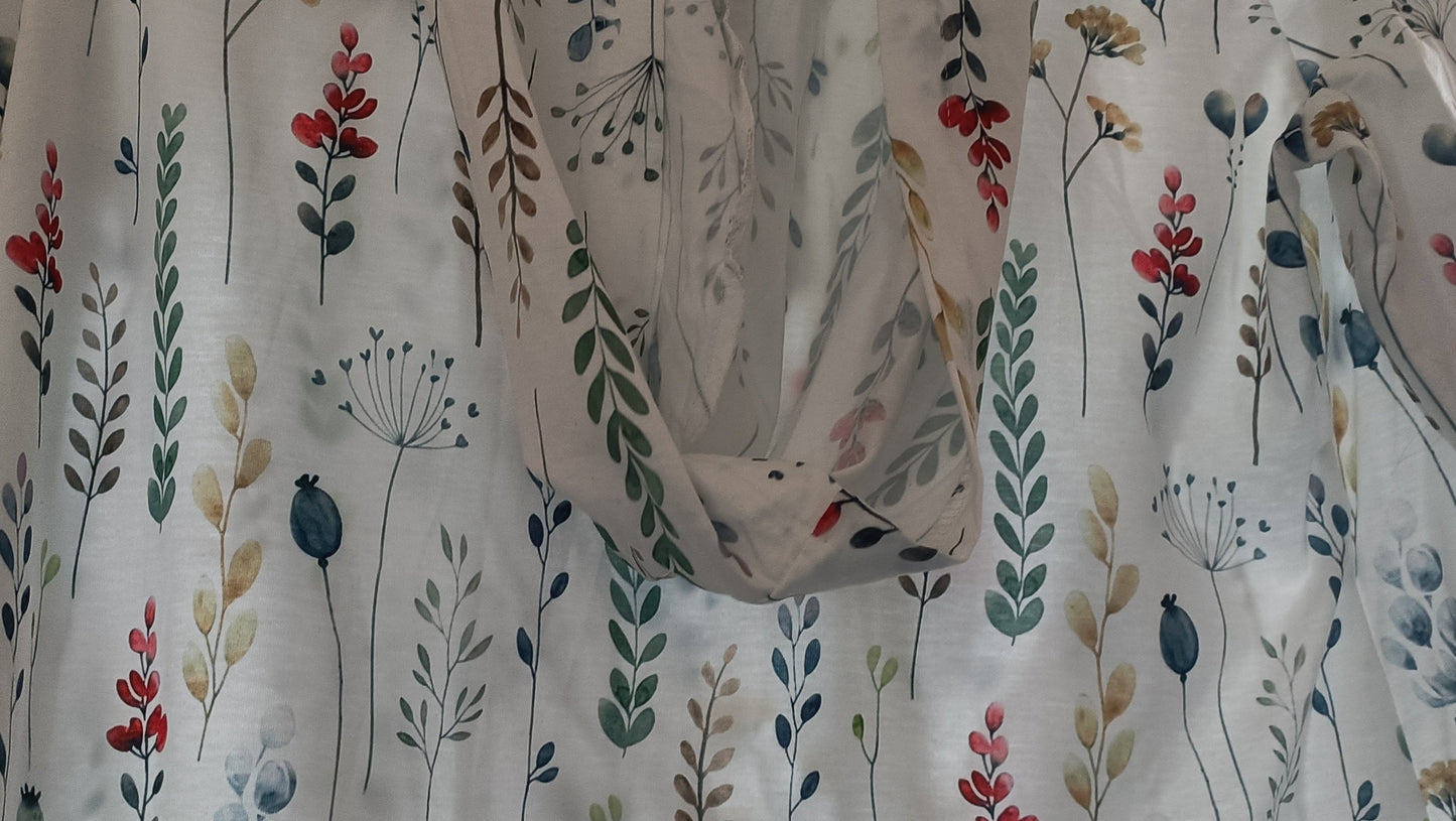 Floral Zipped Hoodie