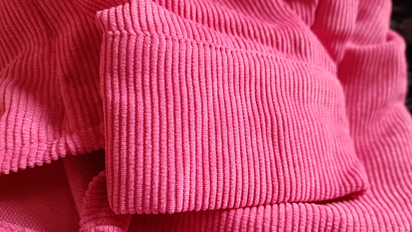 Hot Pink Corduroy Shacket