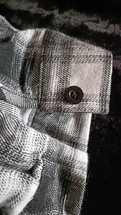 Black and White Check Shirt