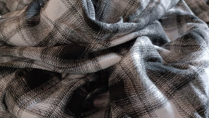 Black and White Check Shirt