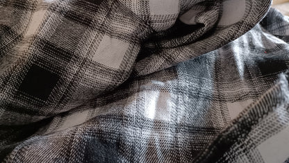 Black and White Check Shirt