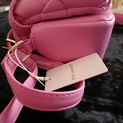 Shoulder Bag with Cushioned Criss Cross Detail