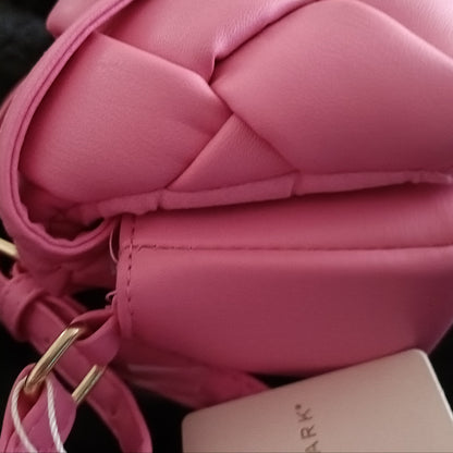 Shoulder Bag with Cushioned Criss Cross Detail