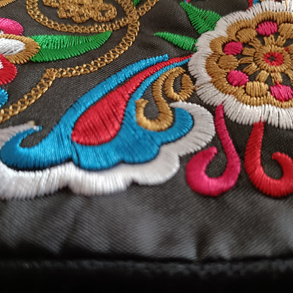 Floral Embroidered Handbag