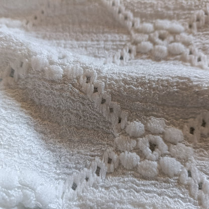 Off White Eyelet Embroidery Top
