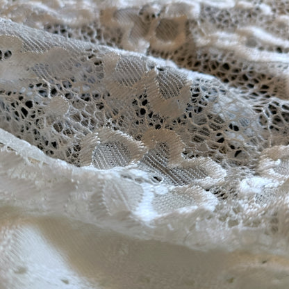 Eyelet Embroidery Top with Lace Panel