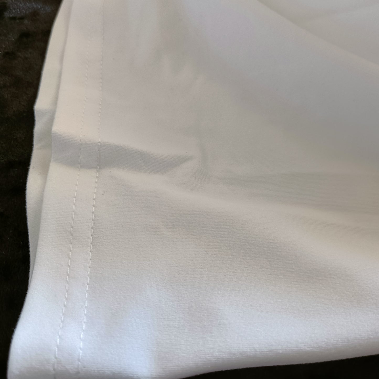 White T-Shirt with Multi Coloured Sequin Pocket Detail