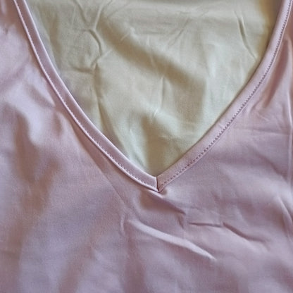 Purple Ombre Cold Shoulder T Shirt