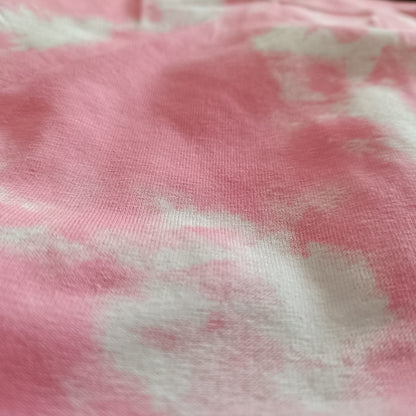 Pink and  White Vest Top