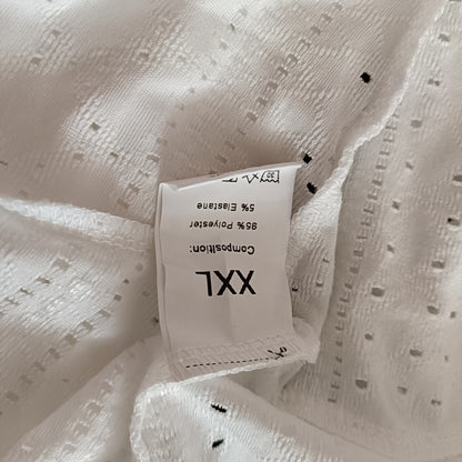 Off White Eyelet Embroidery Long Sleeve Open Front Jacket/Cardigan