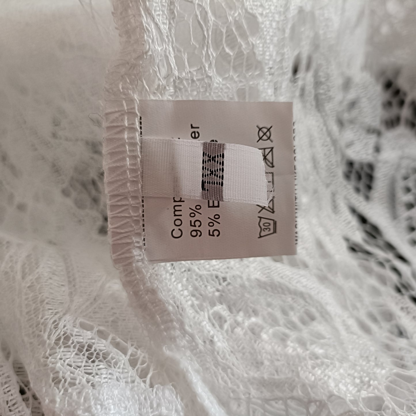 Lace Open Front Jacket with Fold Over Collar