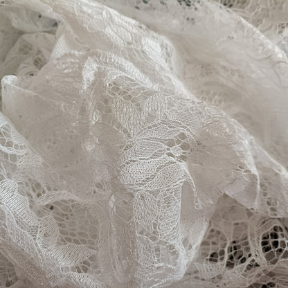 Lace Open Front Jacket with Fold Over Collar