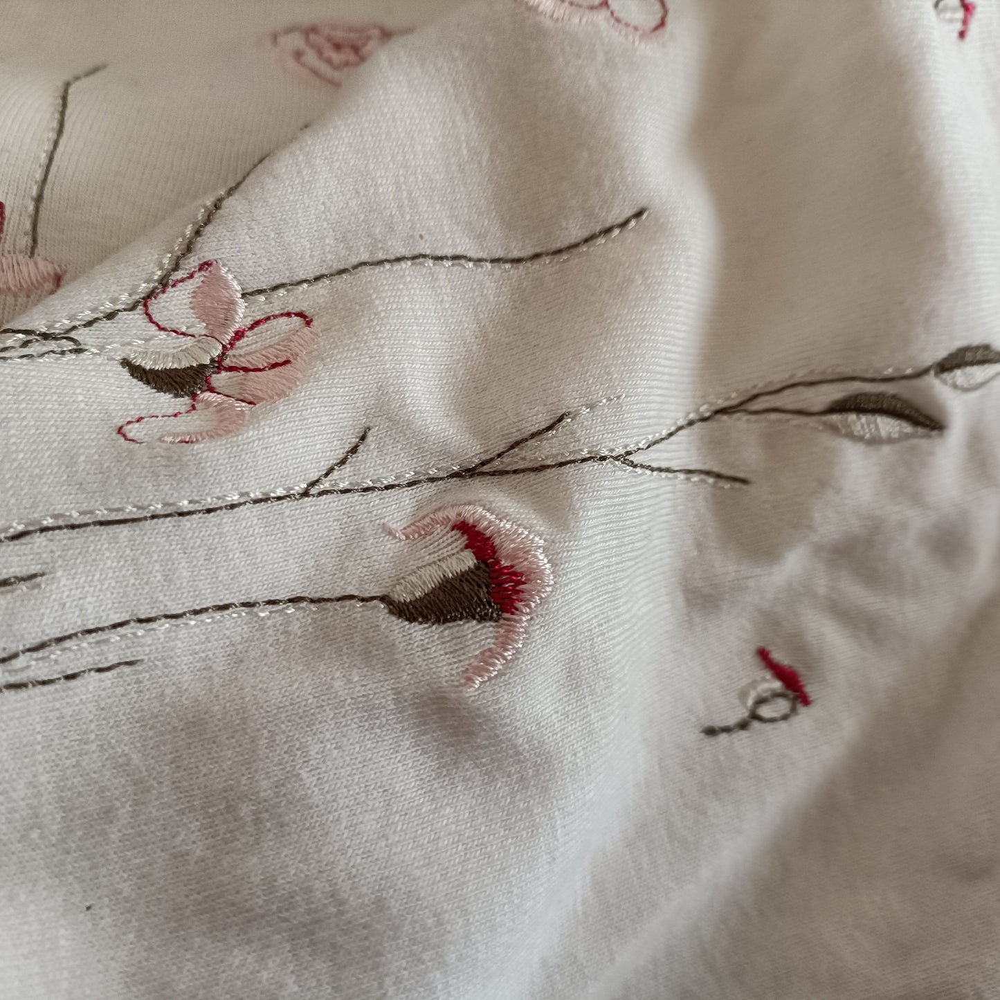 M & S cardigan with embroidered flowers