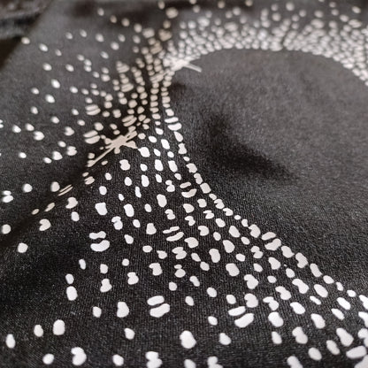 Black T-Shirt with Heart Print
