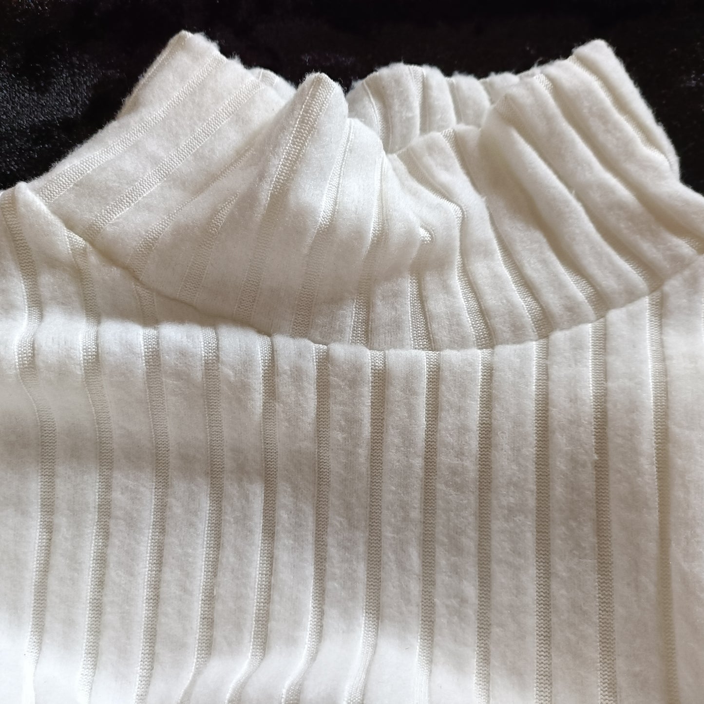 High Neck Ribbed Jumper