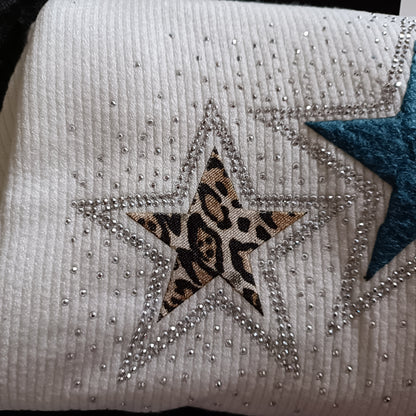 Long Sleeve Lightweight Jumper with Star Detail
