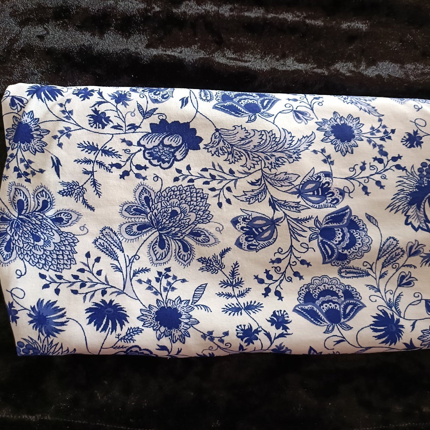 Sleeveless Blue Floral Dress