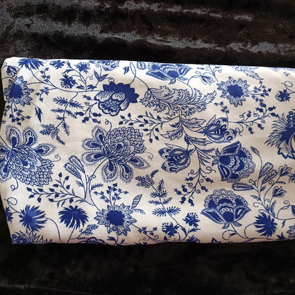 Sleeveless Blue Floral Dress