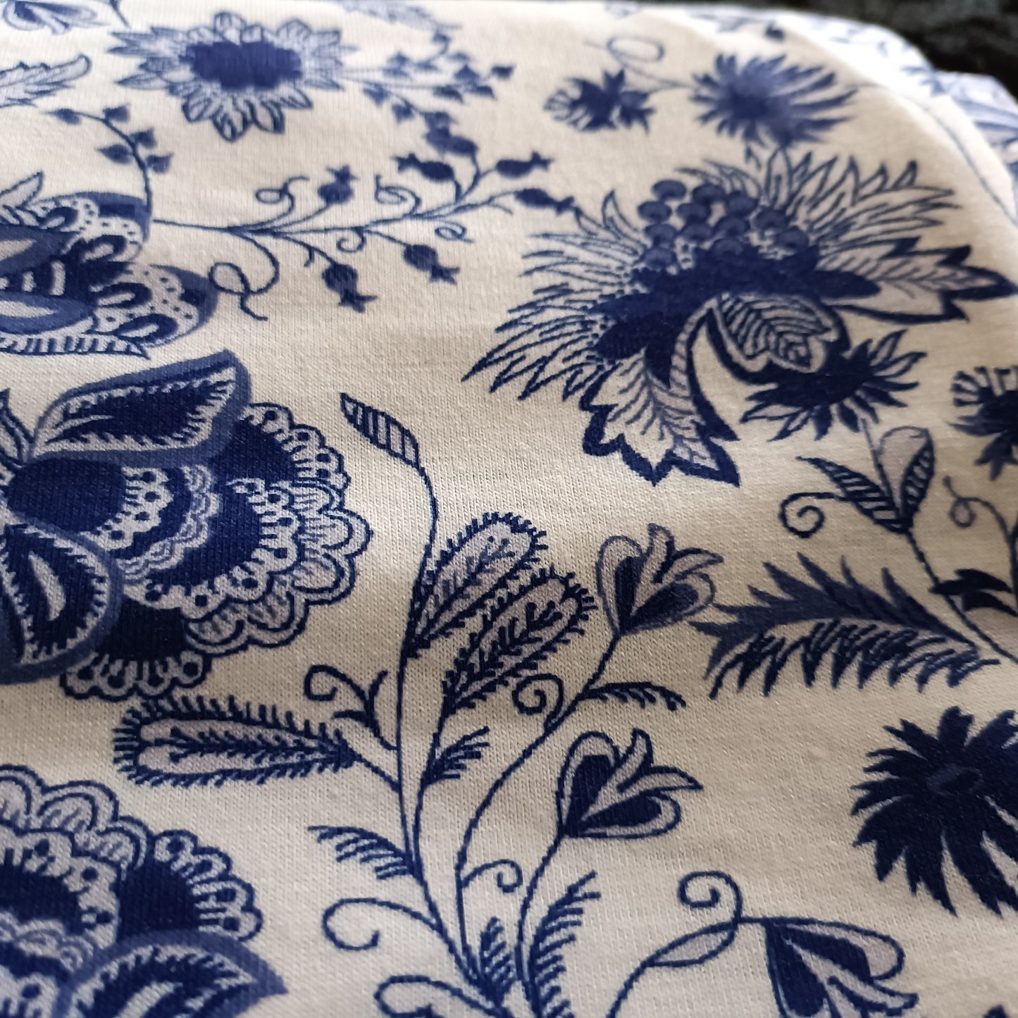 Sleeveless Blue Floral Dress