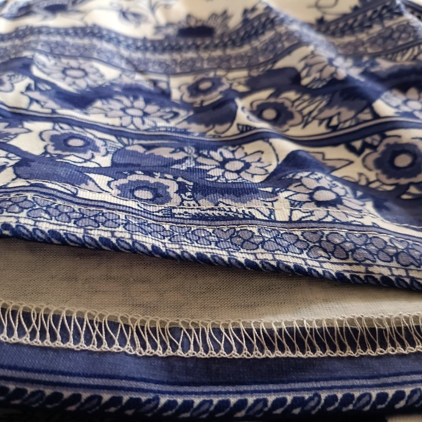 Sleeveless Blue Floral Dress