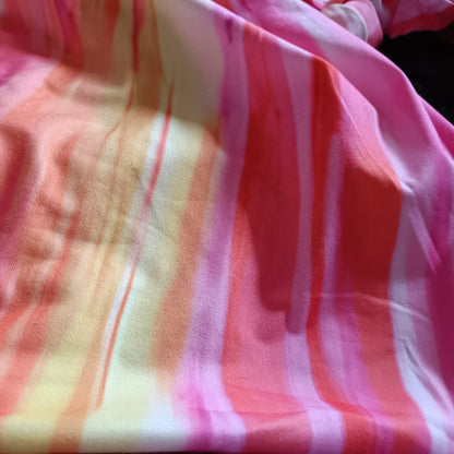 Tie Dyed Short Sleeve Summer Dress