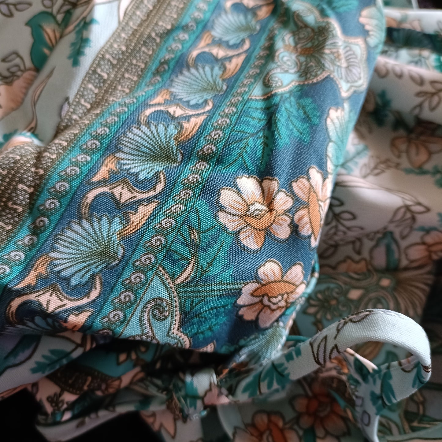 Green Floral Tunic