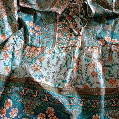 Green Floral Tunic