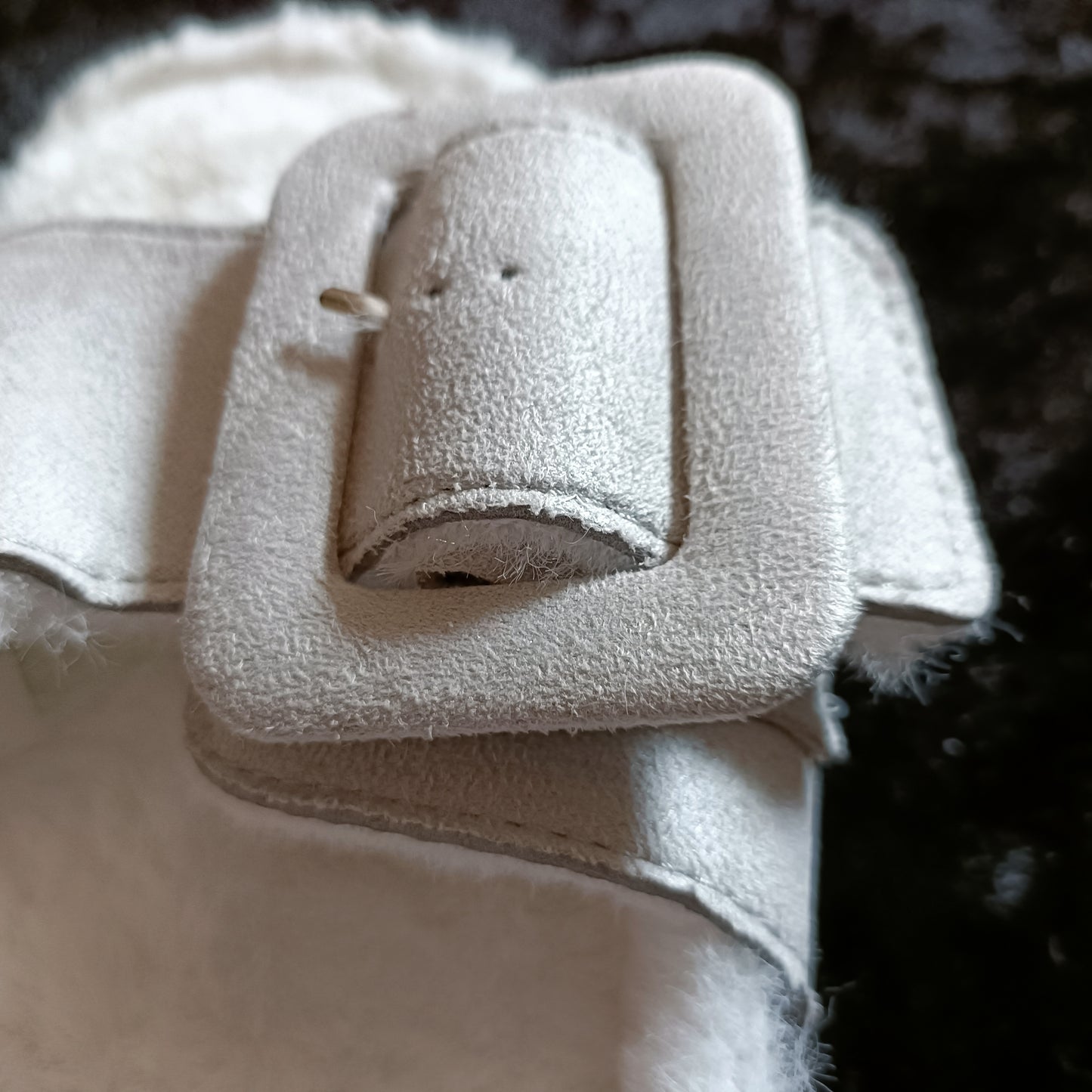 Big Buckle Sliders with Cork Sole