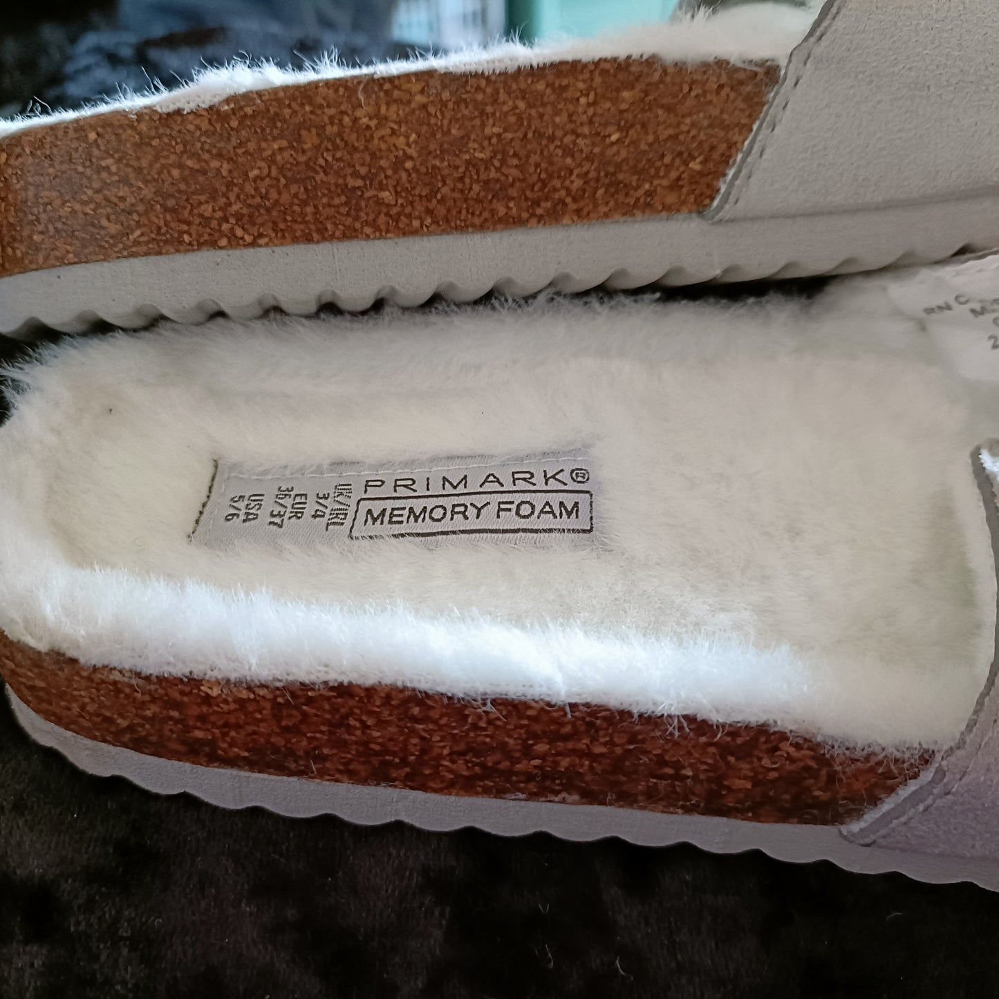 Big Buckle Sliders with Cork Sole