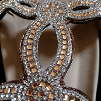 Bronze Bling Summer Sandals